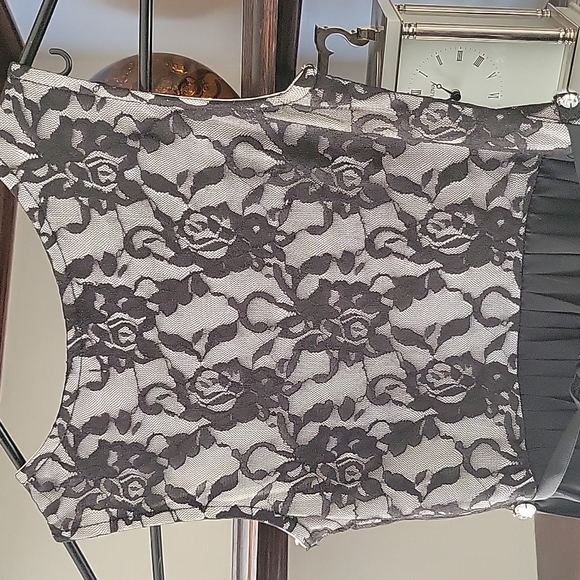 Lace & Satin Dress - Picture 3 of 3